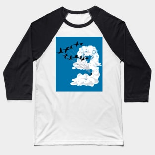 Sailing Cloud 9 Baseball T-Shirt